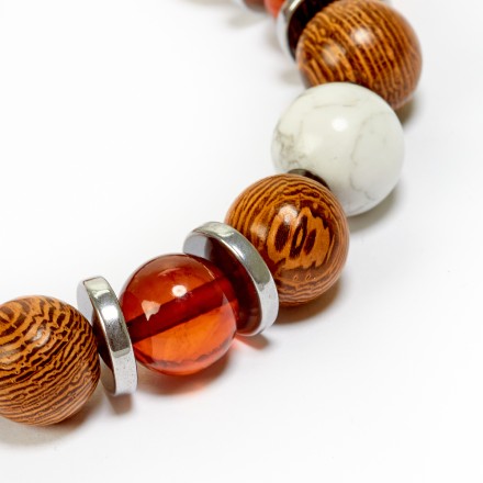 Браслет &quot;Фантазия&quot; из Янтаря П и агата купить