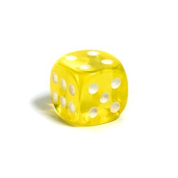 Кубик игральный из искусственного Янтаря