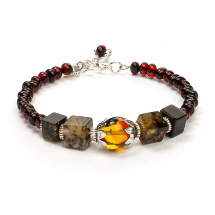 Браслет &quot;Маруся&quot;, янтарь купить