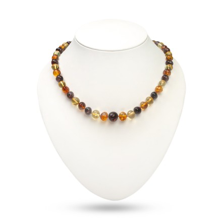 Бусы &quot;Мятый шар&quot; из Янтаря купить