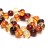 Бусы &quot;Мятый шар&quot; из Янтаря купить