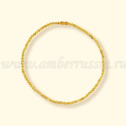 Бусы &quot;Шар&quot; из Янтаря