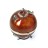 Шкатулка &quot;Райское яблоко&quot; из Янтаря и бронзы купить