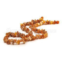 Бусы лечебные &quot;Галька&quot; из Янтаря