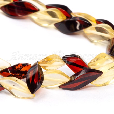 Бусы &quot;Змейка&quot; из Янтаря купить