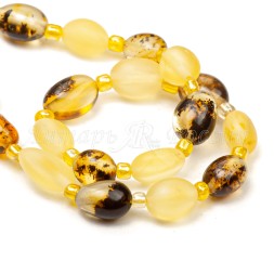 Бусы для очков &quot;Сливка&quot; из Янтаря