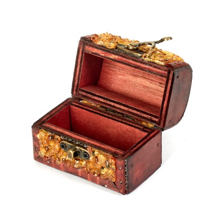 Сундук малый, Дерево/Янтарь купить