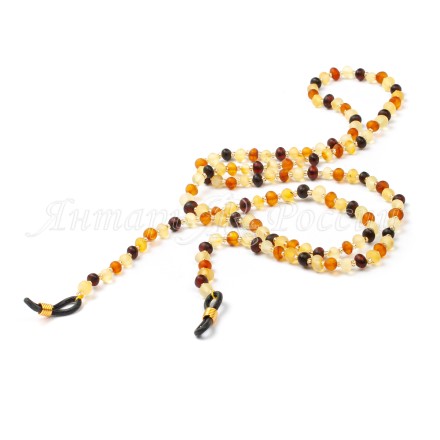 Бусы для очков &quot;Мятый шар&quot; из Янтаря купить