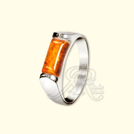 Кольцо  Посеребрение c Янтарем купить