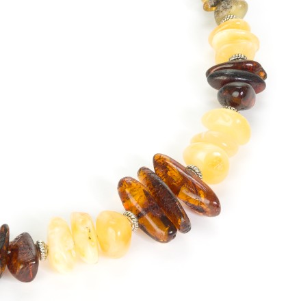 Колье на струне &quot;Алтай&quot; из Янтаря (ассорт.) купить