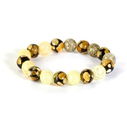 Браслет &quot;Шар&quot; из Янтаря и юв.смолы