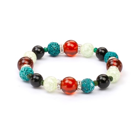 Браслет &quot;Лава&quot; из Янтаря и лавы купить