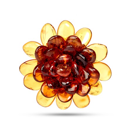 Брошь &quot;Астра&quot; из Янтаря купить