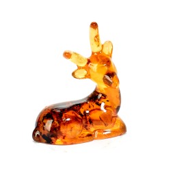 &quot;Газель&quot; фигурка Юв.смола с янтарем