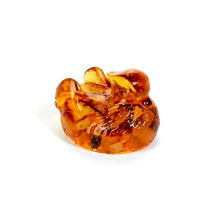 Фигурка &quot;Утка хохлатая&quot; из Янтаря и эпоксидной смолы купить