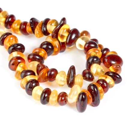Бусы &quot;Галька&quot; из Янтаря купить