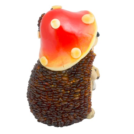 &quot;Ежик в шляпе&quot; из Янтаря и полистоуна купить