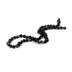 Бусы &quot;Мятый шар&quot; из Янтаря