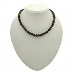 Бусы &quot;Мятый шар&quot; из Янтаря