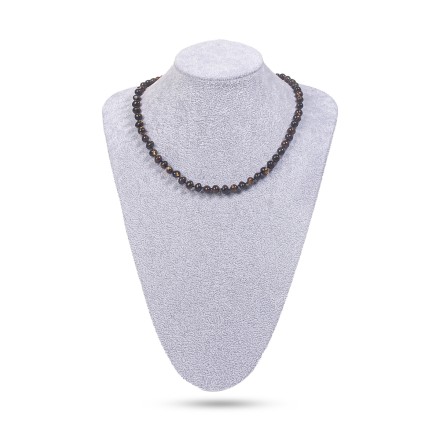 Бусы &quot;Мятый шар&quot; из Янтаря купить