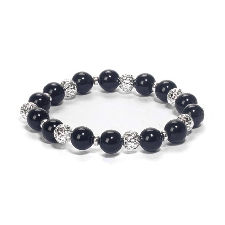 Браслет &quot;Шар&quot; из Янтаря и юв.сплава купить